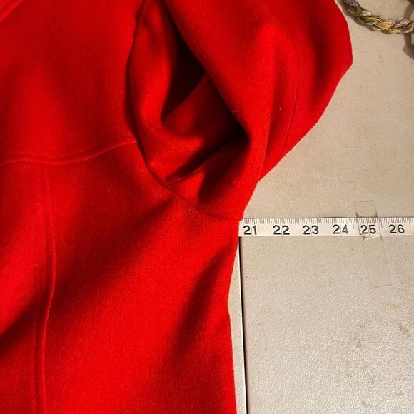 Vintage Pendleton Knockabouts Red Wool Pant Suit – 60s Mod Power Suit Plus Size - Picture 9 of 16